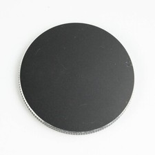 Unbranded - 49mm - Black Metal Threaded Screw-On Rear Lens Filter Cap - Vintage