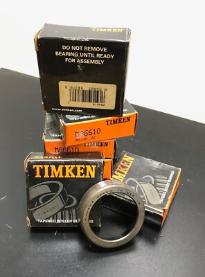 Lot of 9 New Timken Tapered Roller Cups for Bearings (Model # M86610)