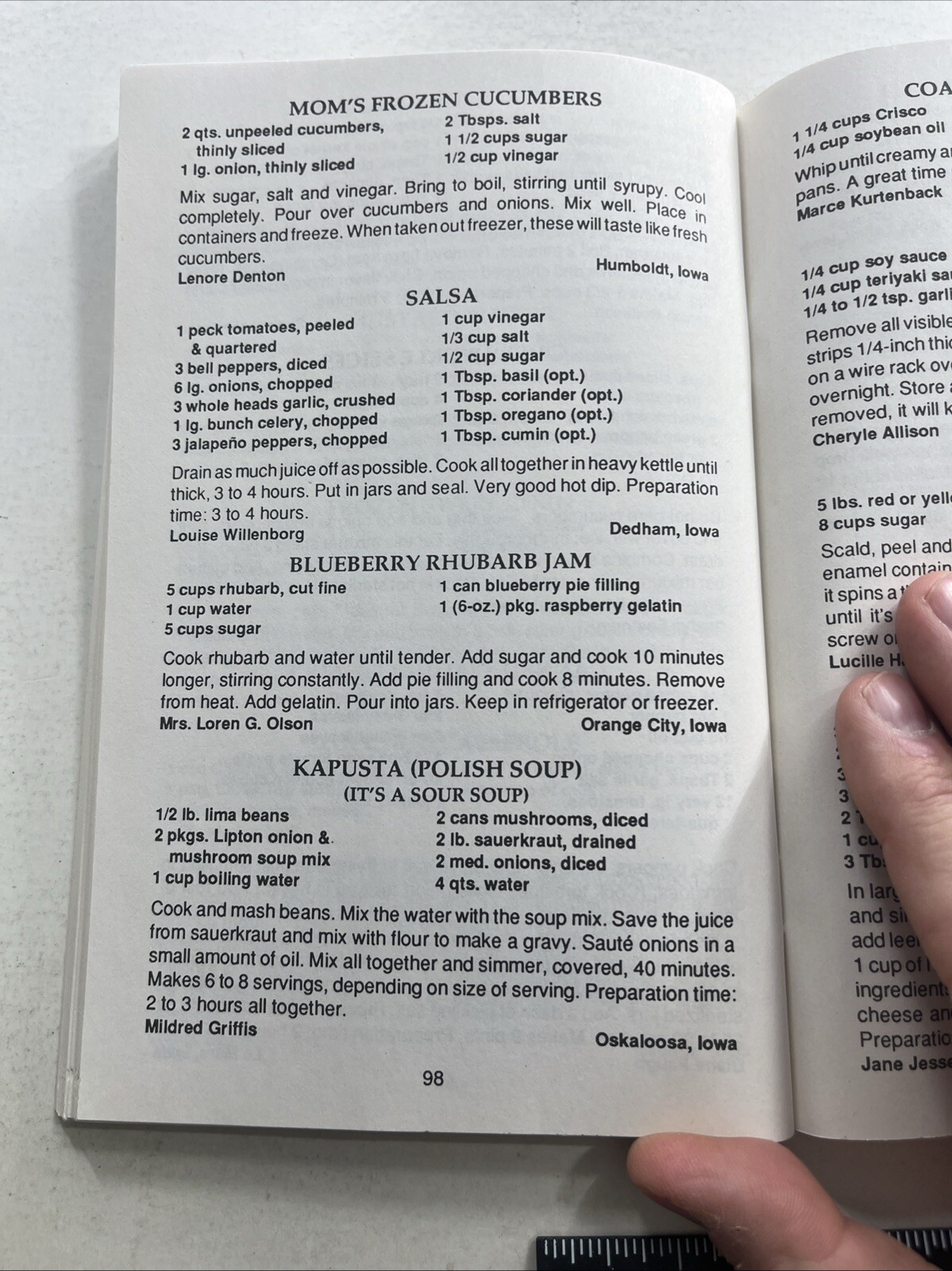 Iowa Holiday Cookbook Christmas ethnic Dutch Letters St. Nicholas cookie Vintage