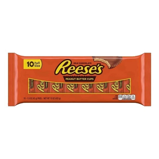 Dulces de chocolate Reese's sin gluten y surtidos