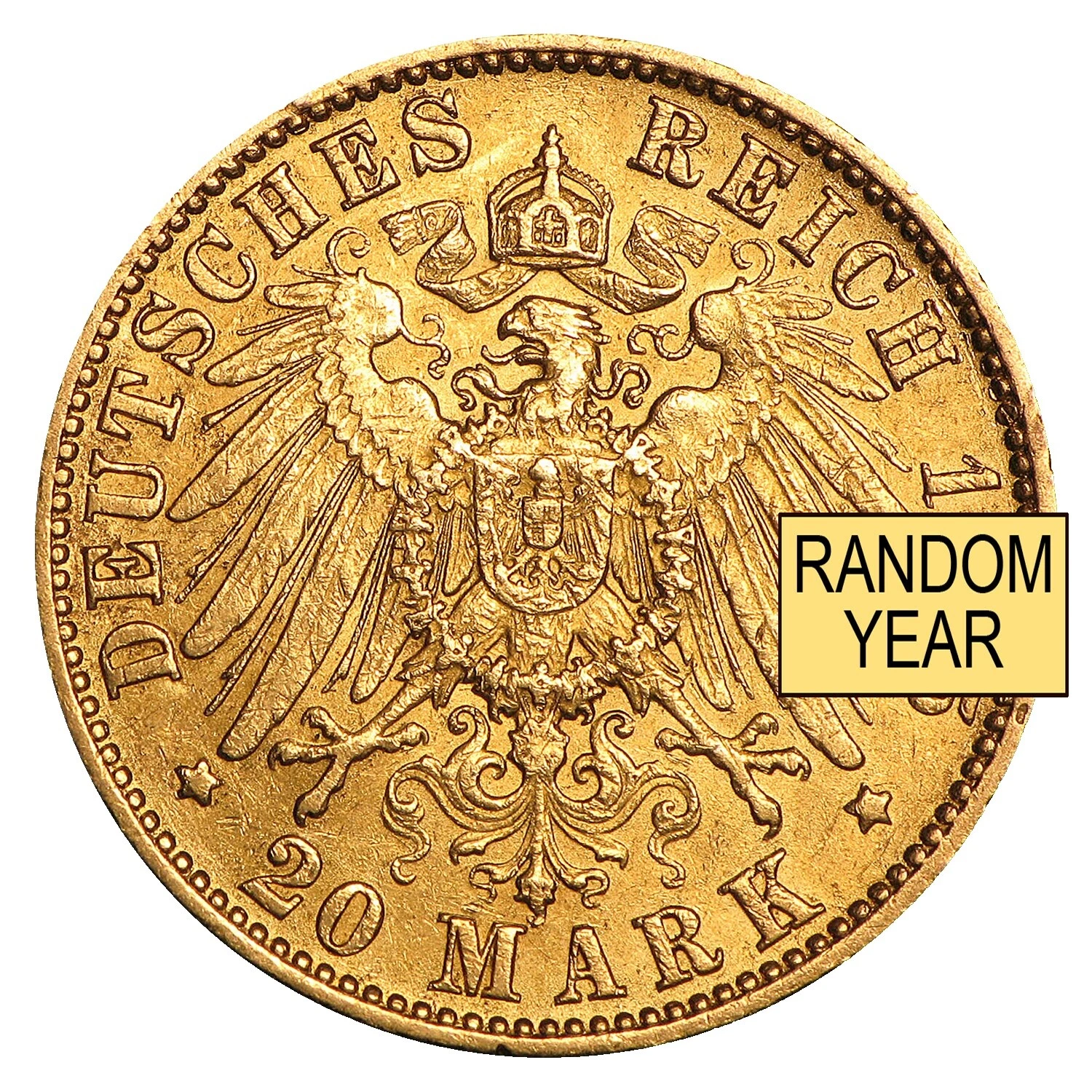 Gold 1913 Year German Coins