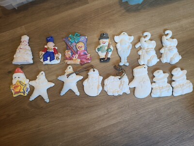 California Creations Ready-to-Paint 15 Plaster Ornaments - Mixed Lot