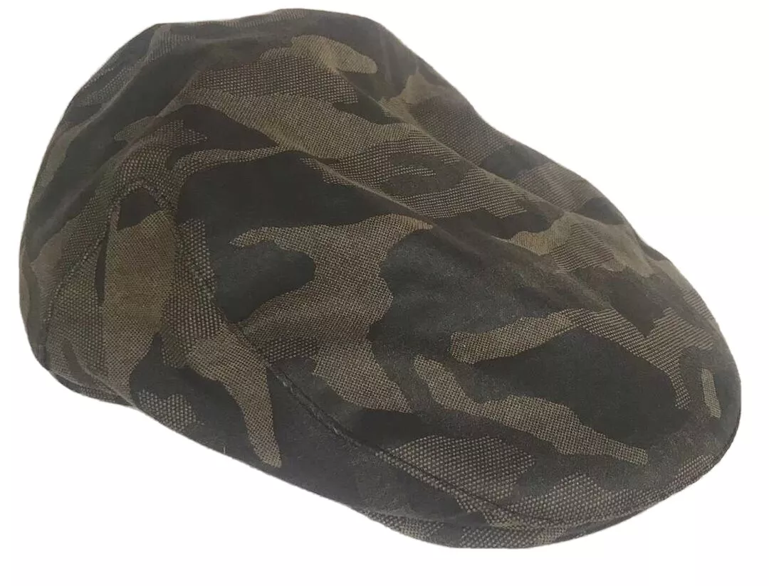 STETSON CAMO CAMOUFLAGE GREEN Large DRIVING CAP eBay