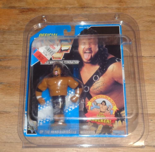 1992 WWF WWE Hasbro Headshrinker Samu Wrestling figure Samoan WCCW NWA 
