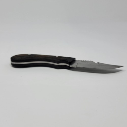 Jaguar 8.25 in Fixed Blade Knife with Hook Serrated Stainless Steel Blade 3.5 in - Picture 6 of 12