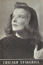 Katharine Hepburn "PHILADELPHIA STORY" Shirley Booth 1940 Chicago Playbill