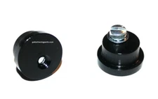 1) Aluminum Helmet Shield Tear Off Post Buttons Kit Pair Tearoff Go Kart Racing