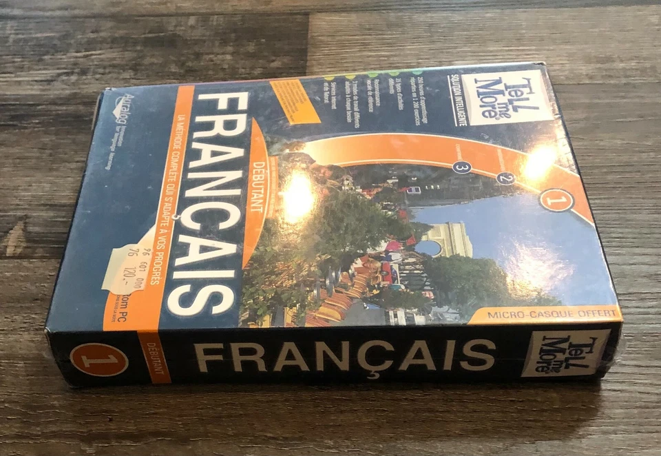 Scan Soft Auralog Tell Me More Debutant Francais La Methode Complete New in Box - Image 2 of 4