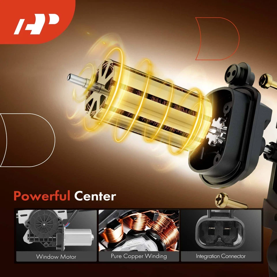 Regulador de ventana eléctrica delantero izquierdo para Peterbilt 386 387 587 Kenworth T2000 T700 Foto 4 de 4