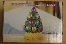 Easter Egg Cluster Accent Lamp, Easter decoration Cheyenne Lamps 8" x 5", switch