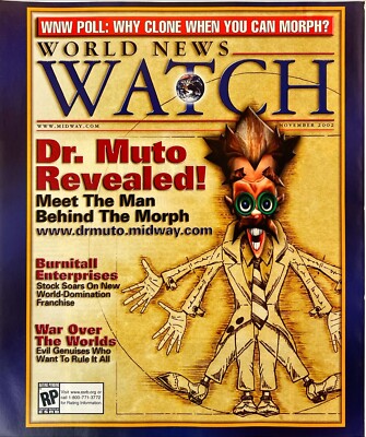 Dr. Muto Video Game Magazine Print Ad XBOX PlayStation Midway Games GameCube