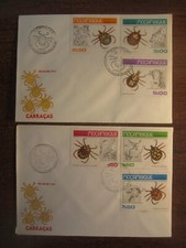 1980 MOZAMBIQUE TICKS FDC COVERS
