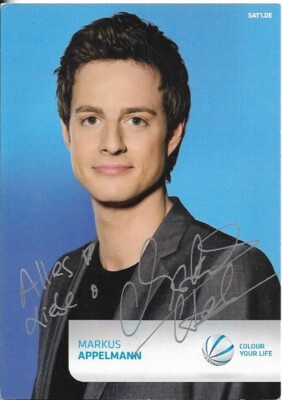 Markus Appelmann - Sat 1 - original signed autograph card - OK
