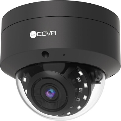 4K 8MP PoE IP Outdoor Vandal Proof Dome Camera for Existing System, 2.8mm Wide 