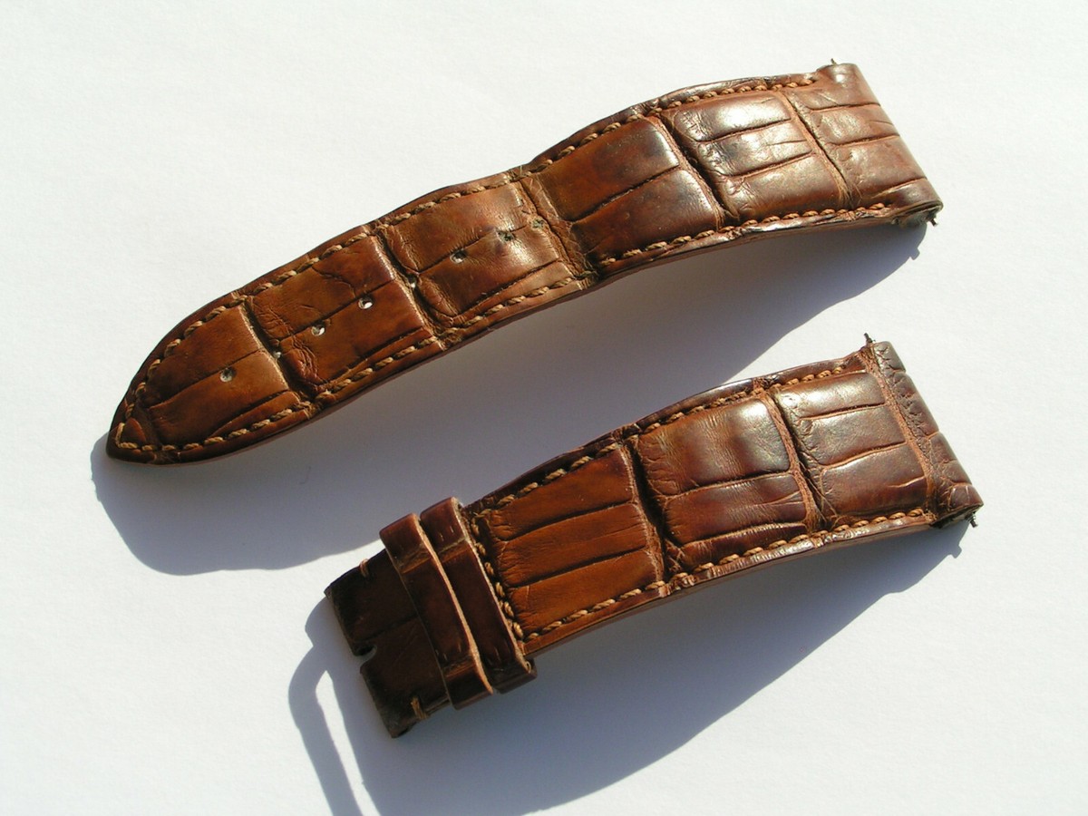 Franck Muller 27mm Band brown Leather Leather Watch Strap Franck Muller 27mm Band brown Leather Leather Watch Strap