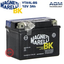 BATTERIA MAGNETI MARELLI YTX4L-BS 3AH GILERA TYPHOON X 50 1998-1999