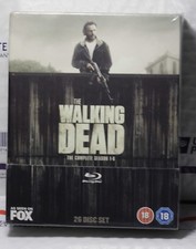 NEW WALKING DEAD SEASON 1-6 BLU-RAY BOXSET 26 DISC UK IMPORT REGION B SEALED