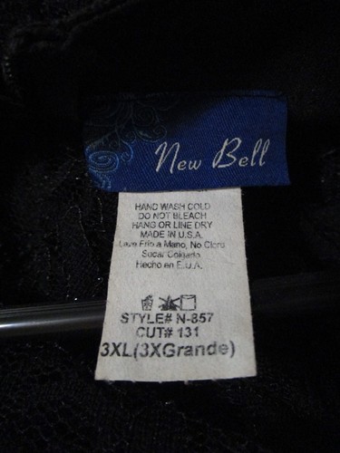 New Bell Black Evening Dress Size 3XL, Sleeveless - Picture 6 of 6