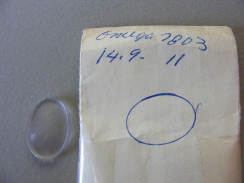 Vintage Omega Crystal 7803  14.9 x 11 NOS