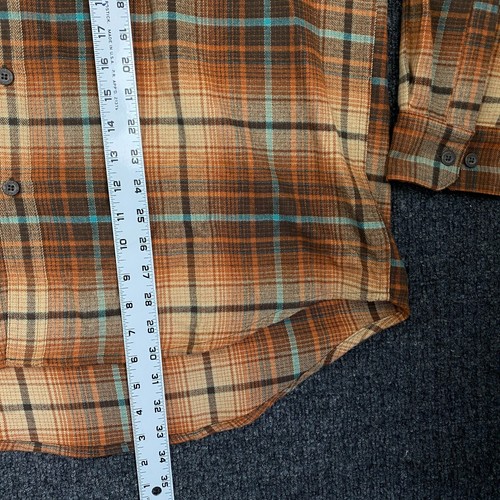 Wolverine Heavyweight Flannel Work Shirt Shacket Men XLT Chest Pockets - Picture 8 of 10