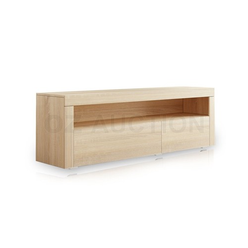Modern TV Stand Entertainment Side Unit 2 Doors Wooden Storage Cabinet Furniture - Picture 62 of 84