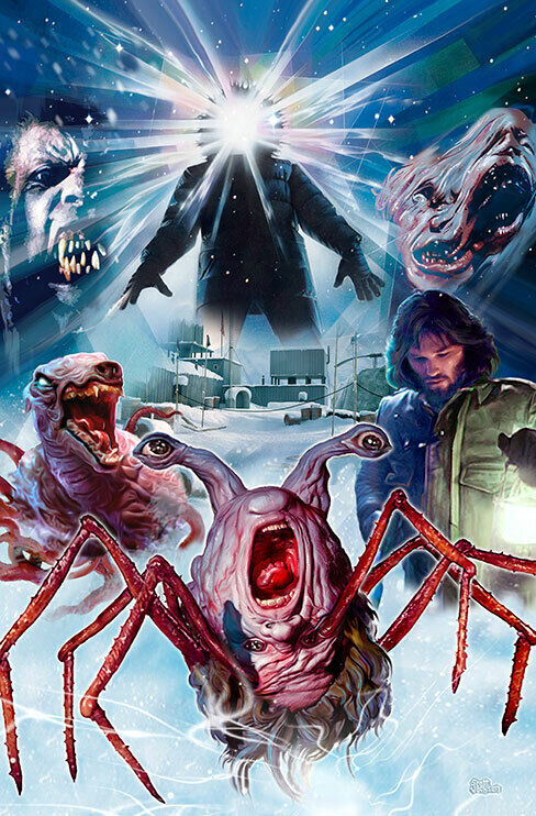 THE THING 1982 art print poster John Carpenter horror movie by Scott Jackson