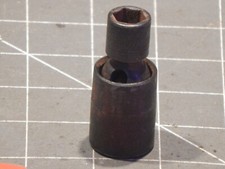 Snap On 3/8 Drive Impact Swivel Universal Socket 7/16" IPF14C 6Pt SAE 2010
