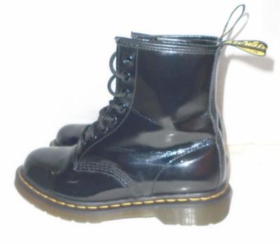 Dr Martens Womens 1460 Patent Leather Boots Size M