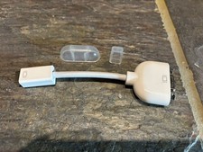 2 Vintage Apple connection adapter cords cables genuine Video VTG