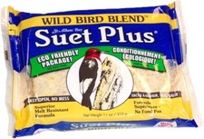 Suet Plus 203 Wild Bird Blend Food Suet Cake, 11 Oz.