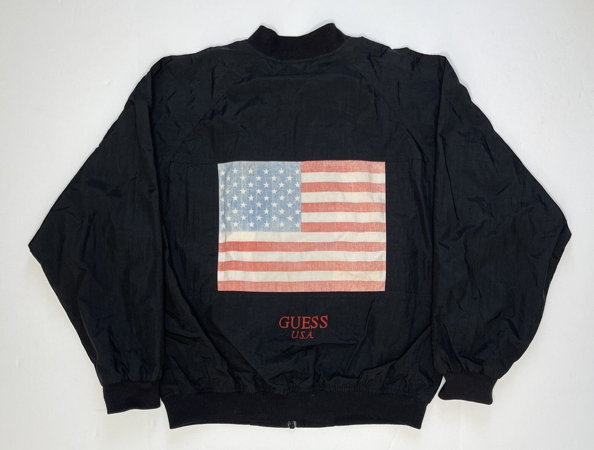 Vintage 90s Guess USA Bomber Jacket Mens Size L/XL | eBay Vintage 90s Guess USA Bomber Jacket Mens Size L/XL | eBay