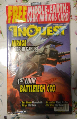 INQUEST : 20 : DEC 1996 : MAGAZINE : MTG PRICE GUIDE : CCG GUIDE