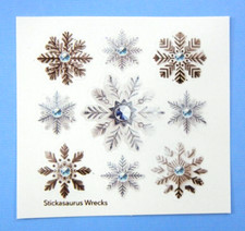 Snowflakes Mini Sticker Sheet