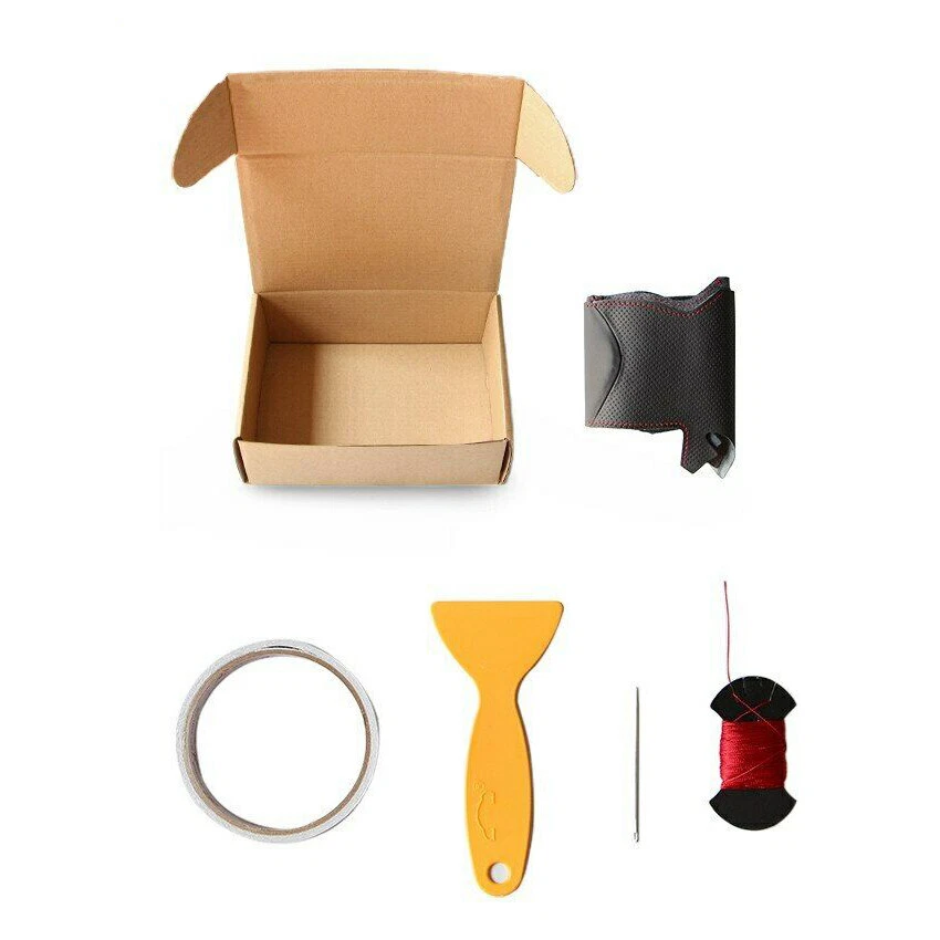 Cubierta de volante de gamuza negra para BMW M2 2016-18 M3 M4 2015-2018 M5 2014-2017 Foto 4 de 4