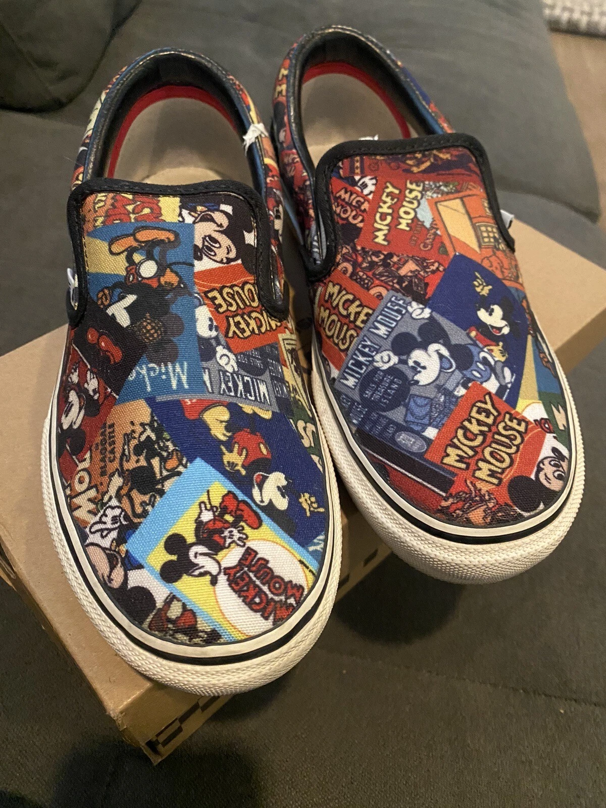 Vans raro slip on Topolino uomo 7 donna 8 5 Tokyo esclusivo Disney