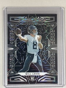 2023 Obsidian Will Levis #196 Tennessee Titans Rookie Football Card