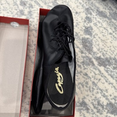 NEW Capezio Size 13 M Split Sole Black Techno-Jazz Oxford Shoes