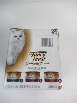 Purina Fancy Feast Wet Gravy Lovers Cat Food Variety Pack