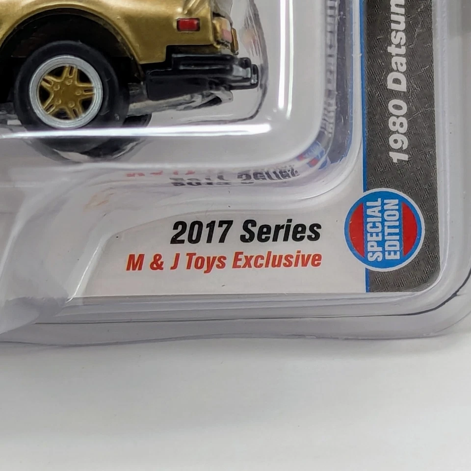 Johnny Lightning 1980 Datsun 280ZX Black Gold 10th Anniversary Mijo Exclusive  - Image 4 of 4