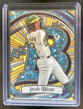 2023 Bowman Draft Jacob Wilson Glass #BGA-5 Athletics