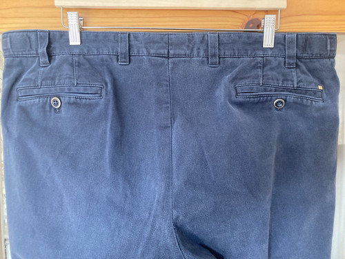 MEYER OSLO Premium Airforce Blue Stretch Cotton Chino Jeans Size W42" x L31" - Bild 5 von 8
