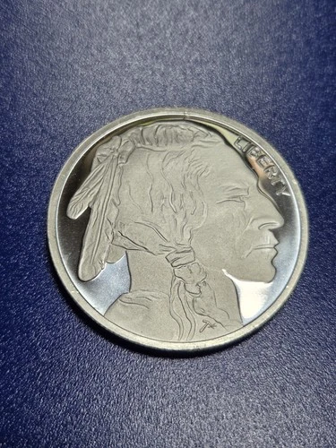 1 oz Silver Round – Indian Head Buffalo Design – .999 Fine Silver, FAST SHIPPING