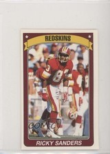 1990-91 Panini Album Stickers UK American Football Ricky Sanders #378 ux6