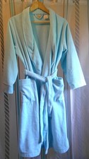 "L.L.BEAN" Plush Winter Fleece ROBE Never-Lose Belt Child Sz L 14-16 