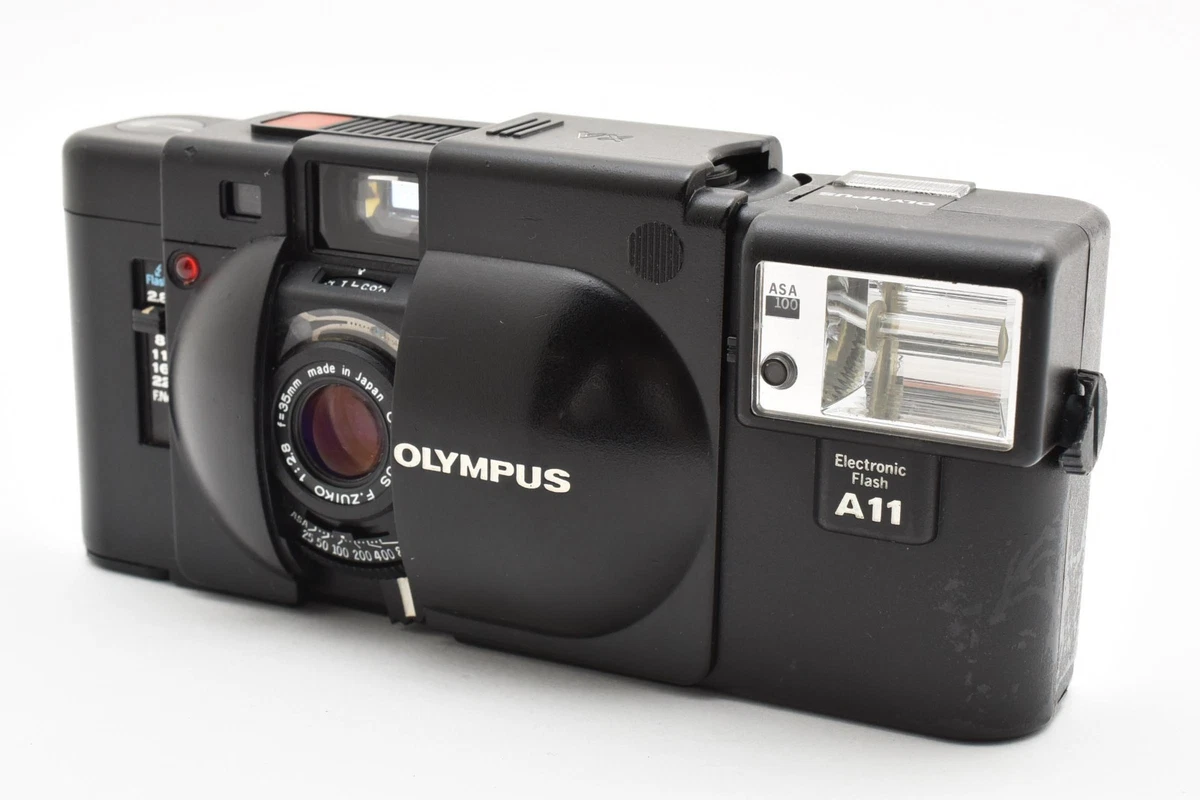 動作確認済み　OLYMPUS XA フラッシュ　A11 完動品 美品】OLYMPUS XA A11 コンパクトフィルム 動作確認済 完動品】