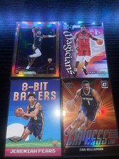 New Orleans Pelicans Bundle Fears/Zion Williamson Rookie Cards/Holograhic Cards