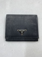 Prada Czarny nylonowy potrójny portfel Tessuto