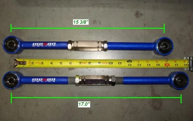 Brazo de control de enlace lateral trasero delantero MEGAN 2 piezas para Subaru Impreza WRX STi 93-07 Foto 2 de 3
