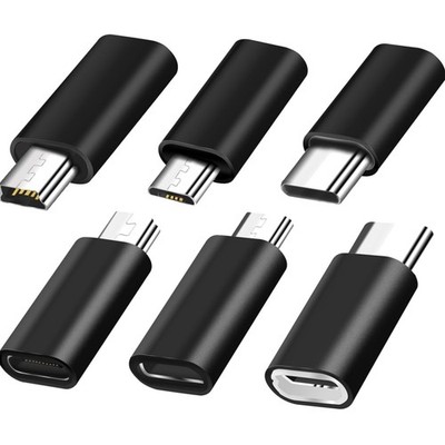 USB C Adapter Set 6 Stück Micro USB auf USB C Mini USB kompatibel Laptop Handy
