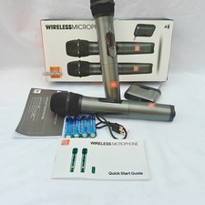 New JBL WIRELESSMICAM 2 Wireless Dynamic Microphones with Receiver TX